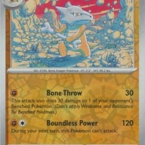 Scarlet & Violet 151 105/165 Marowak (Reverse Holo)