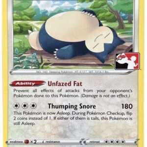 SWSH Lost Origin 143/196 Snorlax (Prize Pack League Promo Non-Holo)