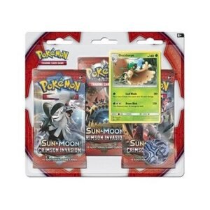 SM Crimson Invasion 3 Pack Blister Decidueye