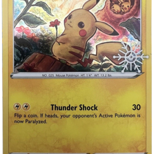Sword & Shield Promo SWSH153 Pikachu (Cosmo Holo w/ Snowflake Stamp)