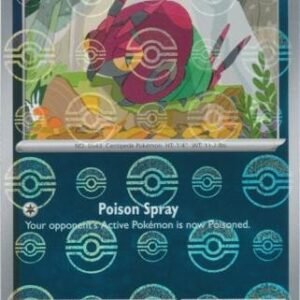 SV Black Bolt 054/086 Venipede (POKE BALL Reverse Holo)