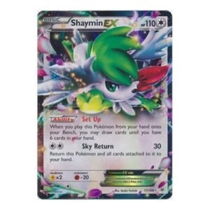 XY Roaring Skies 77/108 Shaymin EX (Half Art)