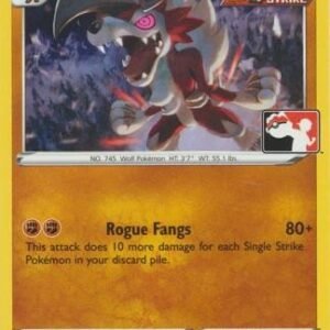 Chilling Reign 087/198 Lycanroc (Prize Pack League Promo Non-Holo)