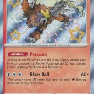 SV Paldean Fates 112/091 Entei (Holo Shiny)