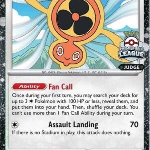 SV Stellar Crown 118/142 Fan Rotom (Premier Ball JUDGE League Promo)