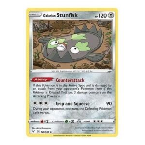 Vivid Voltage 125/185 Galarian Stunfisk