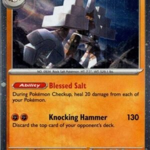 SV Paldea Evolved 123/193 Garganacl (Cosmo Holo)