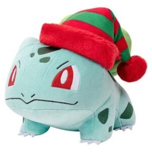 Pokemon 8-Inch Winter Bulbasaur with Holiday Hat Plush