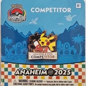 World Championships 2025 Anaheim Pikachu Varsity Jacket Pin Badge