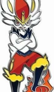 Cinderace Pin Badge