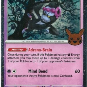 SV Twilight Masquerade 095/167 Munkidori (Pikachu Pumpkin Cosmo Holo Stamp)