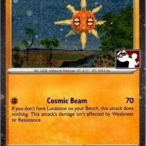 Mega Evolution 075/132 Solrock (Prize Pack League Promo Cosmo Holo)