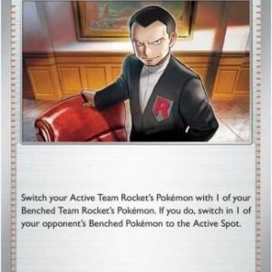 SV Destined Rivals 174/182 Team Rocket’s Giovanni (Non-Holo)
