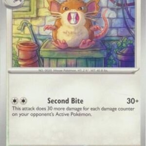 Scarlet & Violet 151 020/165 Raticate