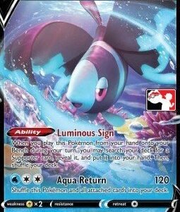Brilliant Stars 040/172 Lumineon V (Prize Pack League Promo)