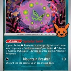 Mega Evolution 087/132 Spiritomb (Reverse Mirror Holo Pikachu Pumpkin Stamp)