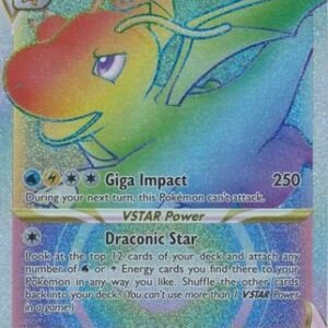 Pokemon GO 081/078 Dragonite VSTAR (Rainbow Rare)