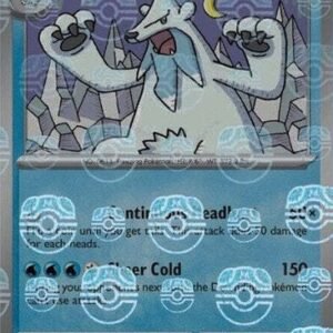 SV Black Bolt 026/086 Beartic (MASTER BALL Reverse Holo)