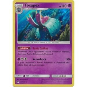 Sun and Moon (Base Set) 63/149 Toxapex (Holo)