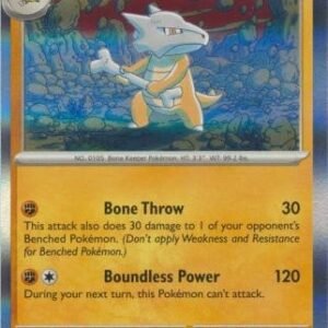 Scarlet & Violet 151 105/165 Marowak (Holo)