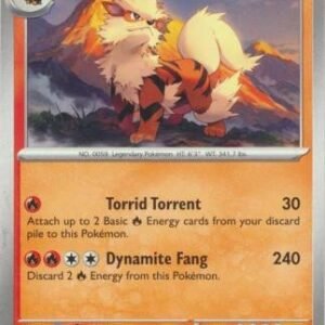Scarlet & Violet 151 059/165 Arcanine