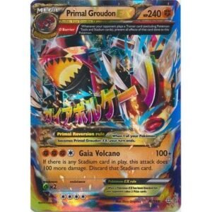 XY Primal Clash 86/160 Primal Groudon EX (Half Art Mega)