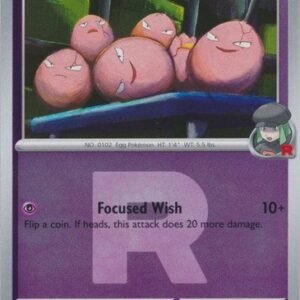 ME Ascended Heroes 077/217 Team Rocket's exeggcute (Reverse Holo ROCKET SYMBOL)