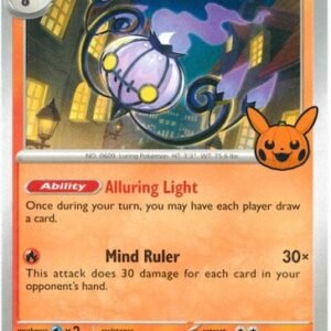 SV Twilight Masquerade 038/167 Chandelure (Pikachu Pumpkin Stamp)