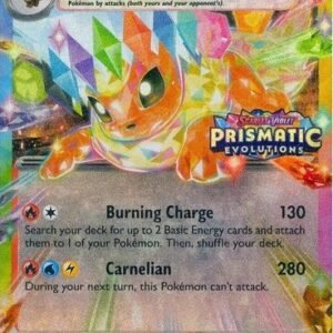 SV Prismatic Evolutions 014/131 Flareon ex (Prismatic Evolutions Stamp)