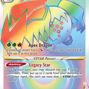 SWSH Silver Tempest 201/195 Regidrago VSTAR (Rainbow Rare)