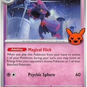 SV Paldea Evolved 088/193 Mismagius (Pikachu Pumpkin Stamp)