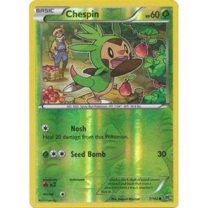 XY Break Through 007/162 Chespin (Reverse Holo)