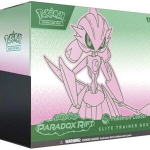 Scarlet and Violet Paradox Rift Elite Trainer Box Iron Valiant POKEMON CENTER (Green & Pink)