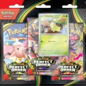 ME Perfect Order 3 Pack Blister Chikorita