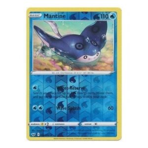 Sword & Shield (Base) 052/202 Mantine (Reverse Holo)