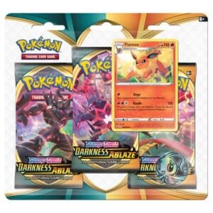 SWSH Darkness Ablaze 3 Pack Blister Flareon