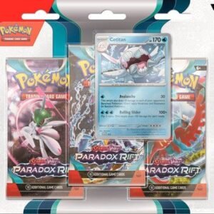 Scarlet and Violet Paradox Rift 3 Pack Blister Cetitan