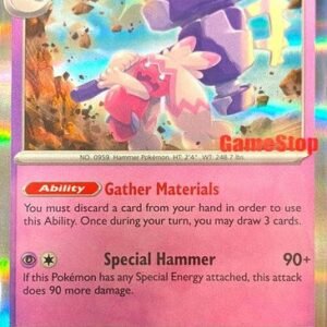 SV Paldea Evolved 105/193 Tinkaton (Cosmo Holo GameStop Stamp)