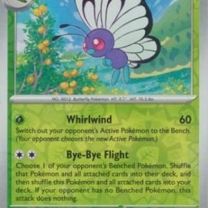 Scarlet & Violet 151 012/165 Butterfree (Reverse Holo)