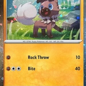SV Paldea Evolved 116/193 Rockruff (Cosmo Holo)
