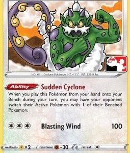 Brilliant Stars 126/172 Tornadus (Prize Pack League Promo Non-Holo)