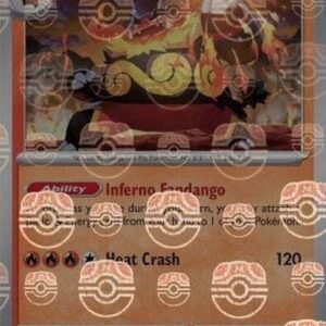 SV White Flare 013/086 Emboar (MASTER BALL Reverse Holo)
