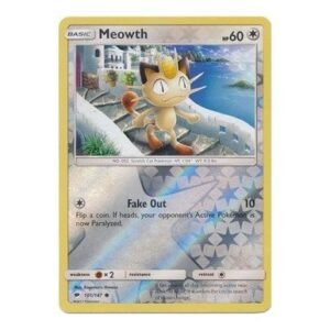 SM Burning Shadows 101/147 Meowth (Reverse Holo)