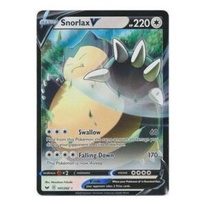 Sword & Shield (Base) 141/202 Snorlax V (Half Art)