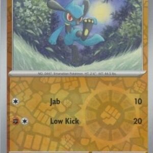 Scarlet & Violet (Base Set) 112/198 Riolu (Reverse Holo)