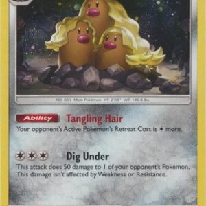 Sun and Moon (Base Set) 87/149 Alolan Dugtrio (Cosmo Holo)