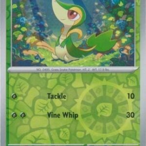 SV Black Bolt 001/086 Snivy (Reverse Holo)
