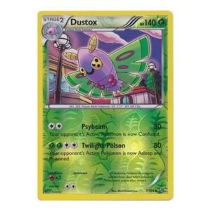 XY Roaring Skies 7/108 Dustox (Reverse Holo)