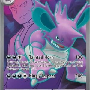 SV Destined Rivals 216/182 Team Rocket's Nidoking ex (Full Art)