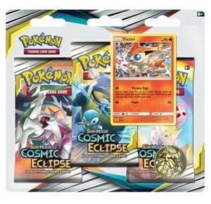 SM Cosmic Eclipse 3 Pack Blister Victini